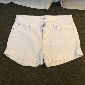 white jean shorts